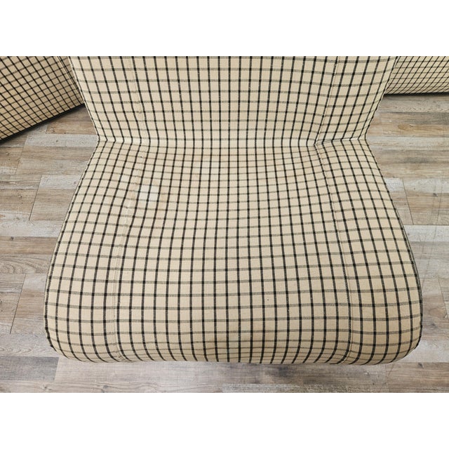 Modular Sofa in Checked Fabric, 1970, Set of 4 For Sale - Image 9 of 18