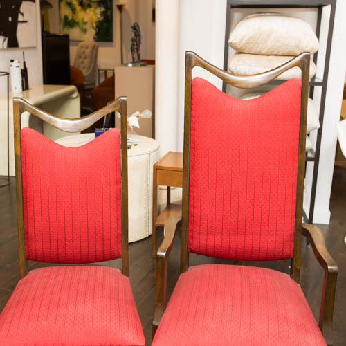 12 Custom Made Mahogany Dining Chairs Chairish