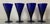 Antique Early 19th Century English George III Blue Cobalt Wine Glasses - Set of 4 For Sale In New York - Image 6 of 18