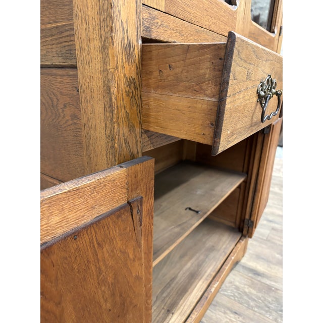 Antique Victorian Early American Rustic Cupboard Pie Safe Cabinet Pantry For Sale - Image 11 of 13