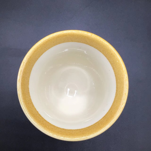 Mikasa Whole Wheat Pattern Stoneware Goblets for Hot or Cold Liquids - Set of 4 For Sale In Sacramento - Image 6 of 12