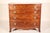 Traditional George III Mahogany Bow Front Chest of Drawers For Sale - Image 3 of 5