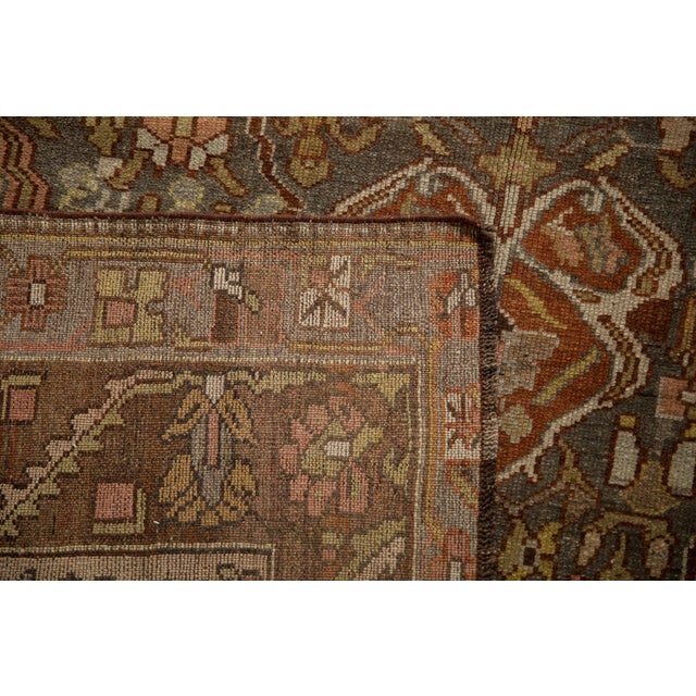 Textile Vintage Distressed Bakhtiari Rug Runner - 5'4" x 13'4" For Sale - Image 7 of 11