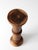 A vintage turned oak pedestal stand with a warm honey-toned finish and naturally varied wood grain. The classic, softly...