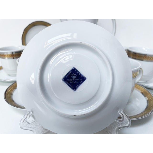 Gold Tea Set from Tirschenreuth, 1970s, Set of 9 For Sale - Image 8 of 18