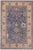Rustic Kazak Southwestern Light Blue/Beige Wool Rug - 3'10''x6'0'' For Sale - Image 9 of 10