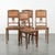 Art Nouveau Style Oak & Sheepskin Dining Chairs, Set of 4 For Sale - Image 16 of 16