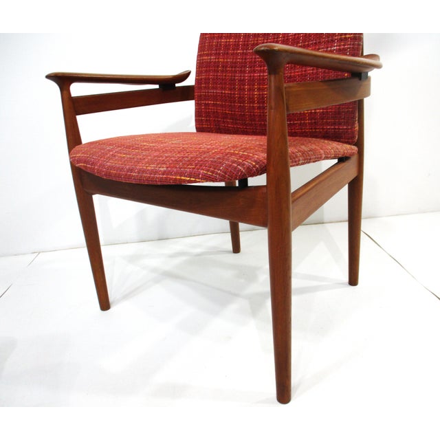 Finn Juhl 192 Teak Lounge Chair and Ottoman Denmark For Sale - Image 12 of 15