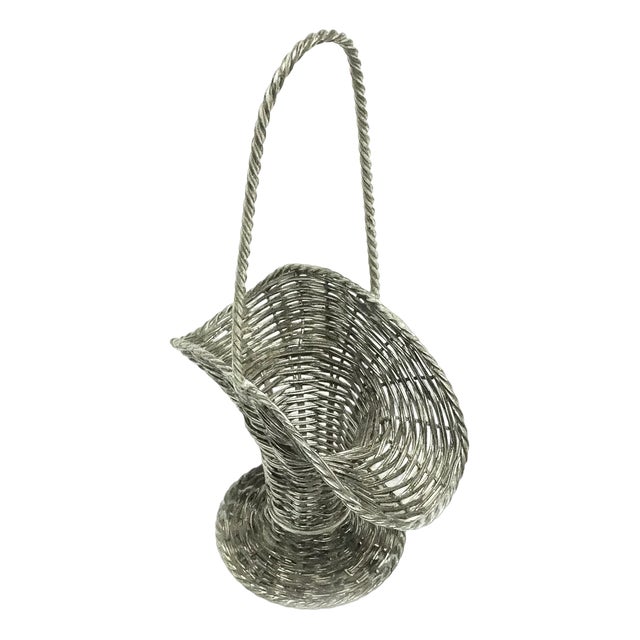 Art Nouveau German Basket from WMF, 1920s, Set of 3 For Sale