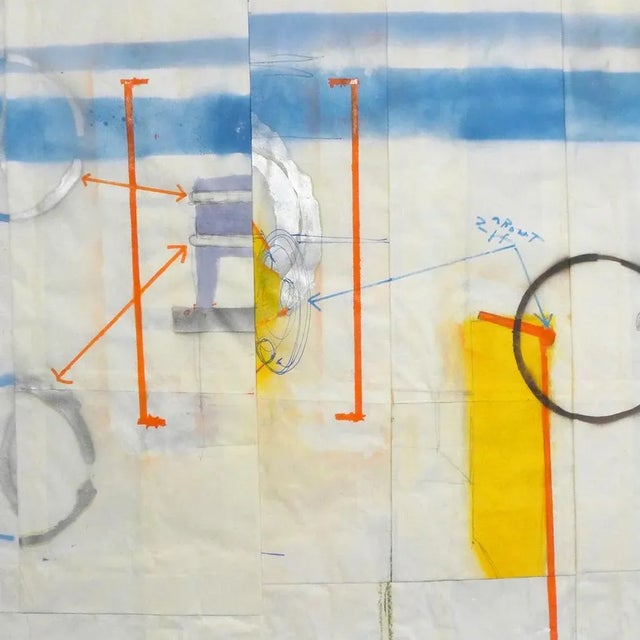 Abstract Peter Soriano "Warren 14", Mixed Media For Sale - Image 3 of 4