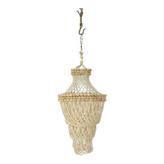 Mid-Century Shell Hanging Pendant For Sale
