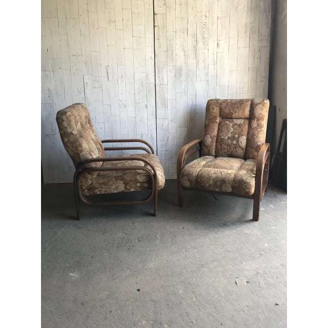Set of Vintage Art Deco Armchairs, 1930s For Sale - Image 6 of 11