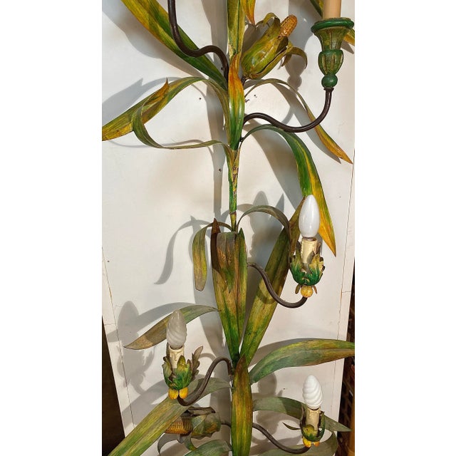 Large Painted Wall Lamp For Sale - Image 5 of 12