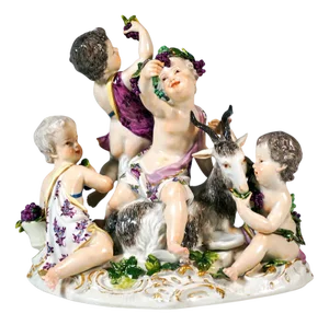 Cupid Group by J.J. Kaendler for Meissen, 1760