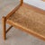 Curved Wood and Woven Banquette Bench, France 1950s For Sale - Image 13 of 13