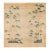 Contemporary Chinese Deco Style Square Beige & Green Wool Rug by Rug & Kilim For Sale