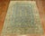 Persian Antique Zabihi Collection Persian Tabriz Blue Soft Brown Rug - 7'3" x 9'10" For Sale - Image 3 of 11
