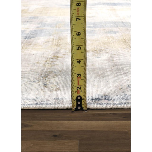 2020s Pasargad Home Mirage Blue Area Rug- 6' 0" X 9' 0" For Sale - Image 5 of 6