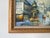 Green Vintage Parisian Street Scene Oil on Canvas Painting by Harison – Wood Framed For Sale - Image 8 of 11