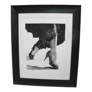 Courtney Murphy Black & White Charcoal on Paper Dancing Shoes Put on the Ritz