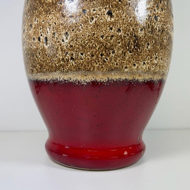 Fat Lava Floor Vase from Scheurich Keramik, 1960s For Sale - Image 6 of 15
