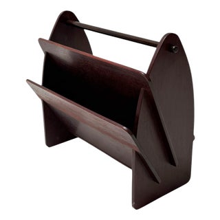 Art Deco Amsterdamse School Magazine Rack from Paul Bromberg, 1920s For Sale