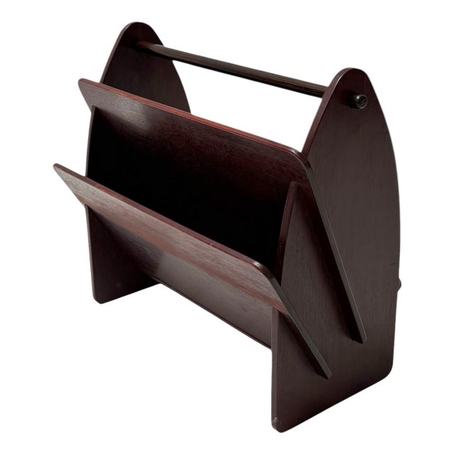 Art Deco Amsterdamse School Magazine Rack from Paul Bromberg, 1920s For Sale