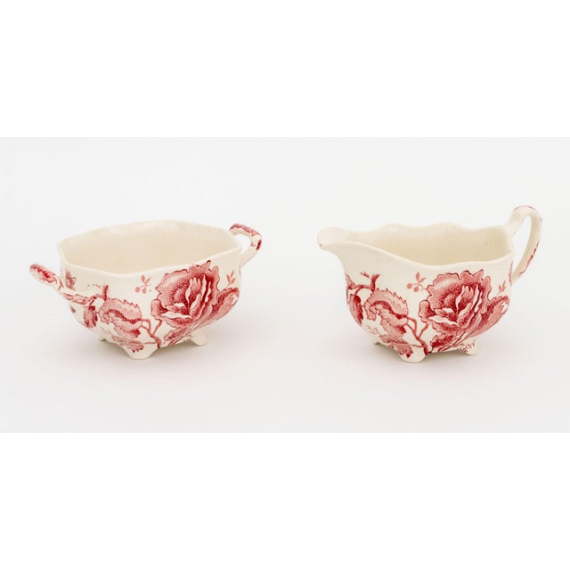 English Johnson Bros "English Chippendale" Ironstone Partial Dinnerware, 58 For Sale - Image 11 of 14