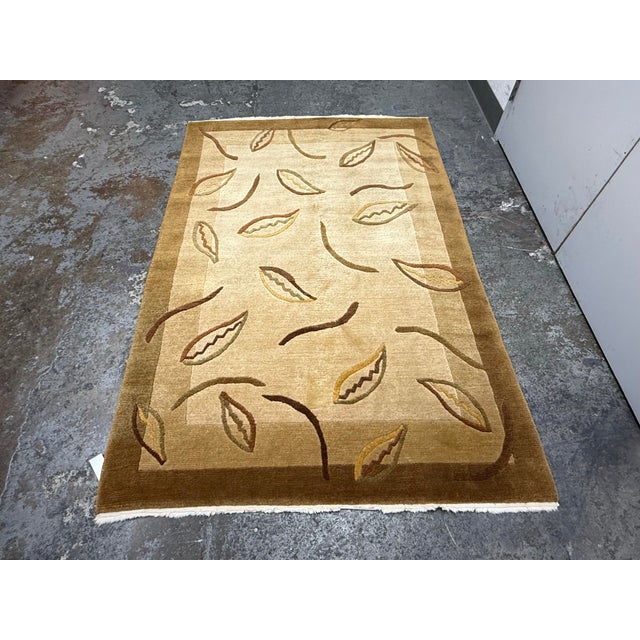 Textile 5Ft × 7Ft 6 in Tony Kitz Gallery Wool Area Rug For Sale - Image 7 of 12
