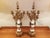 Vintage Italian Pair 7 Light Gilt Bronze & Marble Figural Cherub Candelabras A stunning vintage pair of Italian 7 light...