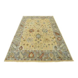 Anatolia Rug 8'10'' X 12'1'' Beige Wool Traditional Hand-Knotted Oriental Carpet