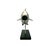Late 20th Century Fish Sculpture Silver Color Tuna Statue on Base Coastal Nautical Decor For Sale In Tulsa - Image 6 of 8