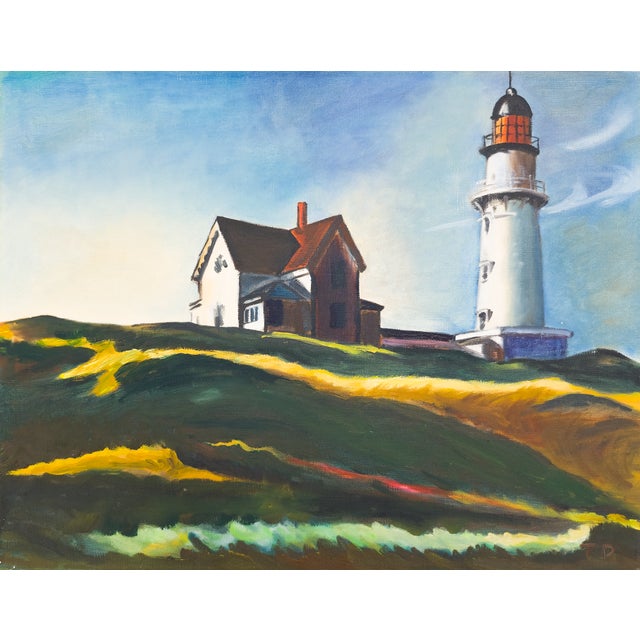 Why This Work Matters Parry captures the enduring romance of a lighthouse standing above a windswept coast, its bright...