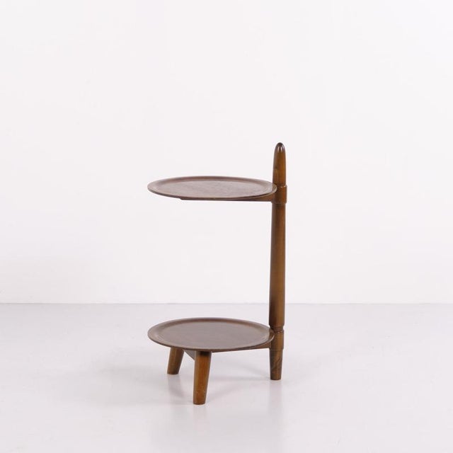 Vintage Walnut Plant Stands by Edmund Jørgensen, 1950s, Set of 2 For Sale - Image 3 of 10