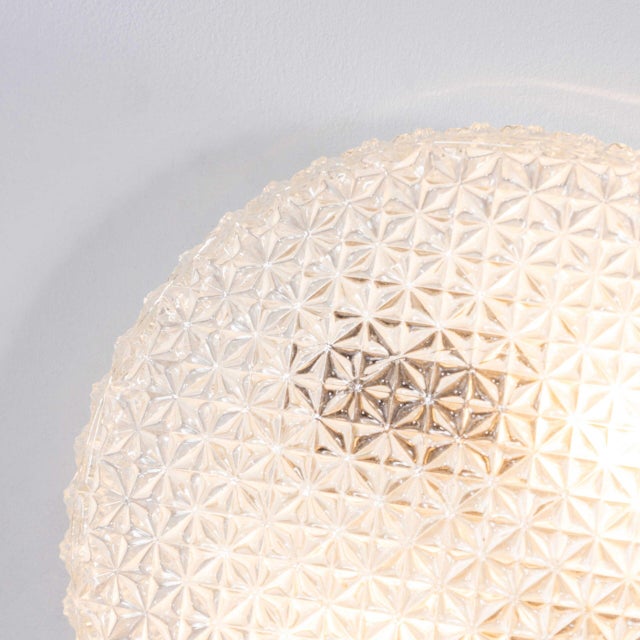 Gemstone Czech Clear Diamond Wall Lamp, 1950s For Sale - Image 7 of 11