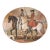 Equine Melamine Oval Serving Tray For Sale