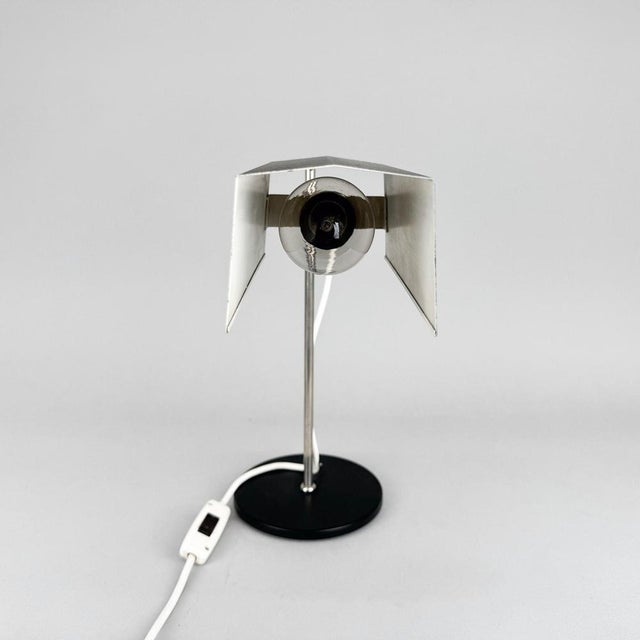 Mid-Century Minimalist Adjustable Table Lamp, Czechoslovakia, 1970s For Sale - Image 14 of 15