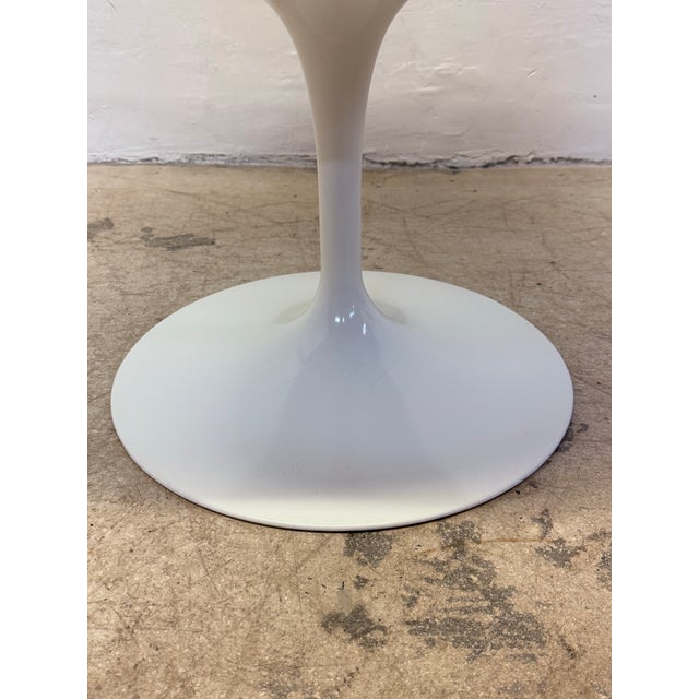 Eero Saarinen Tulip Pedestal Arm Chairs for Knoll - A Pair For Sale - Image 10 of 12