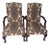 2 Vintage Queen Anne Accent Chairs, Paisley Tapestry Armchairs, Cabriole Legs For Sale