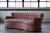 Beautiful super stylish curved sofa. Made in the US probably in the 1940's maybe early 1950's. Designer and maker unknown....