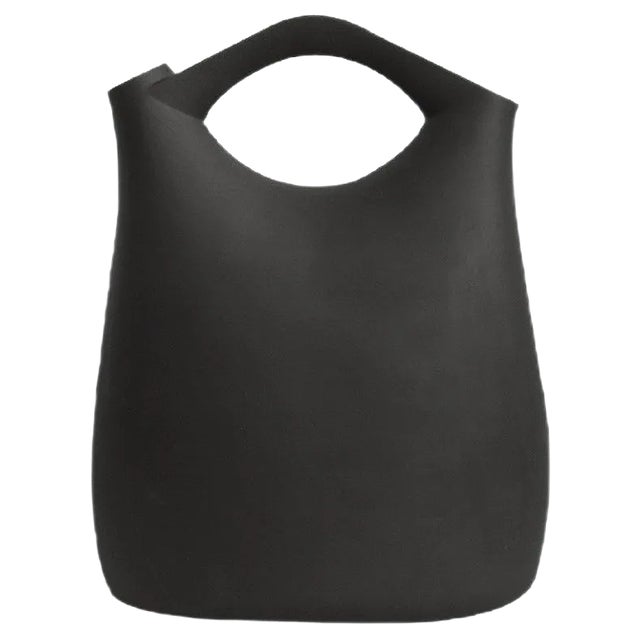 Abrek Biscuit Porcelain Jug in Black by Zpstudio For Sale