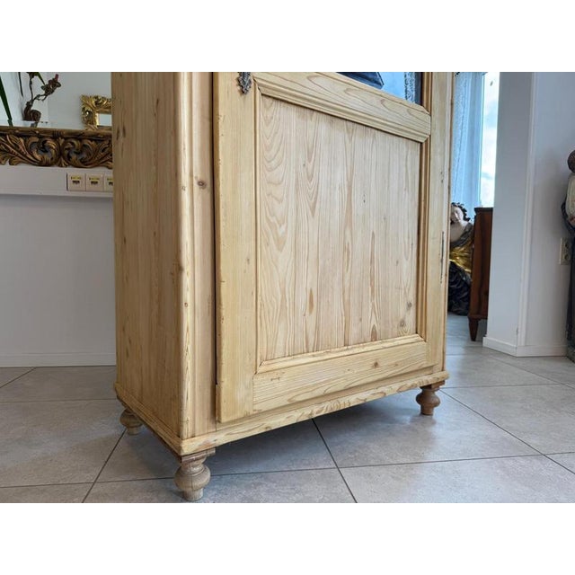 Biedermeier Farmhouse Wood Display Cabinet For Sale - Image 10 of 13