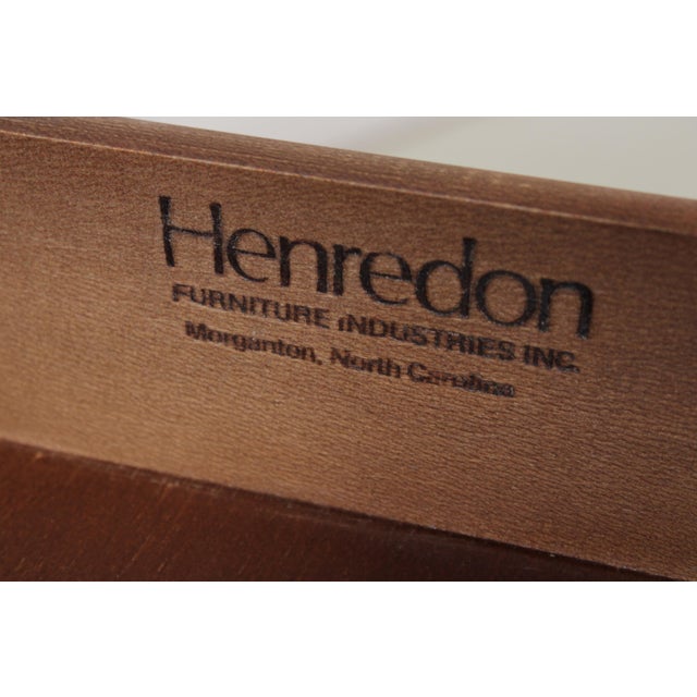 Henredon Sheraton Mahogany 3 Drawer Hall Table For Sale - Image 15 of 15