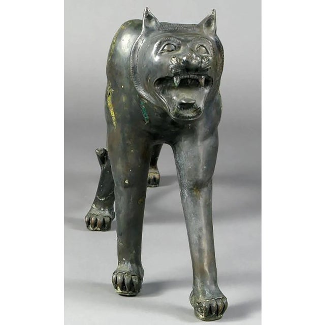 Phyllis Morris Lifesize Bronze Jungle Cat Sculptures - a Pair For Sale In Chicago - Image 6 of 10