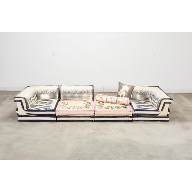 White Jean-Paul Gaultier Mah Jong Sofa by Hans Hopfer for Roche Bobois For Sale - Image 8 of 18