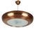 Large Art Deco Copper UFO Pendant, Former Czechoslovakia, 1930s For Sale