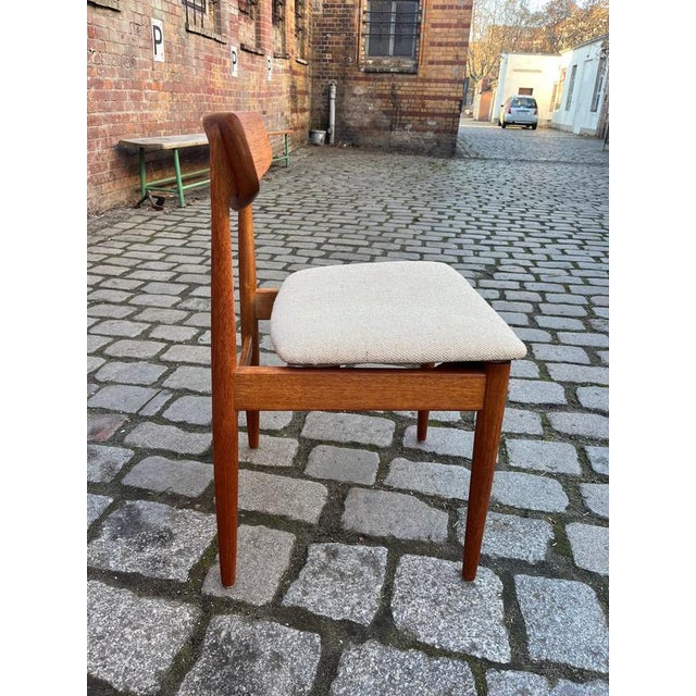 Upholstered Chairs in Beige Teak from Casala, Set of 6 For Sale - Image 6 of 11