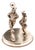 Silver Statuette with Group of Acrobats and Dog For Sale
