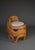 Hand-Carved Palm Wood Side Chair, 1970s For Sale - Image 3 of 10
