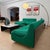 Exceptional large, modular space age design seating arrangement ‚orbis‘ by luigi colani for cor in original green fabric...